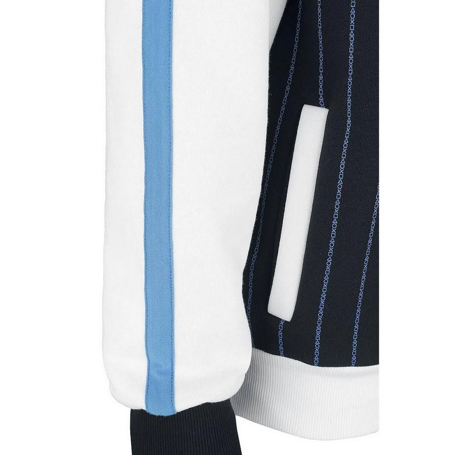 Playstation Logo Kapuzenpullover mit durchgehendem Reissverschluss  