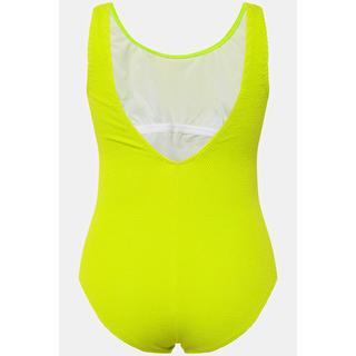 Ulla Popken  Maillot de bain sans bonnets souples. Tissu texturé et doublure. 