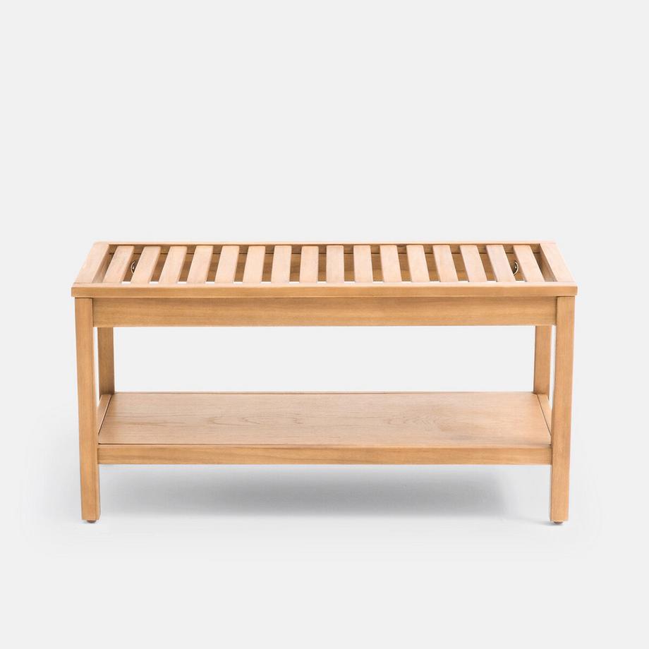 La Redoute Intérieurs Banc de salle de bain en acacia huilé  