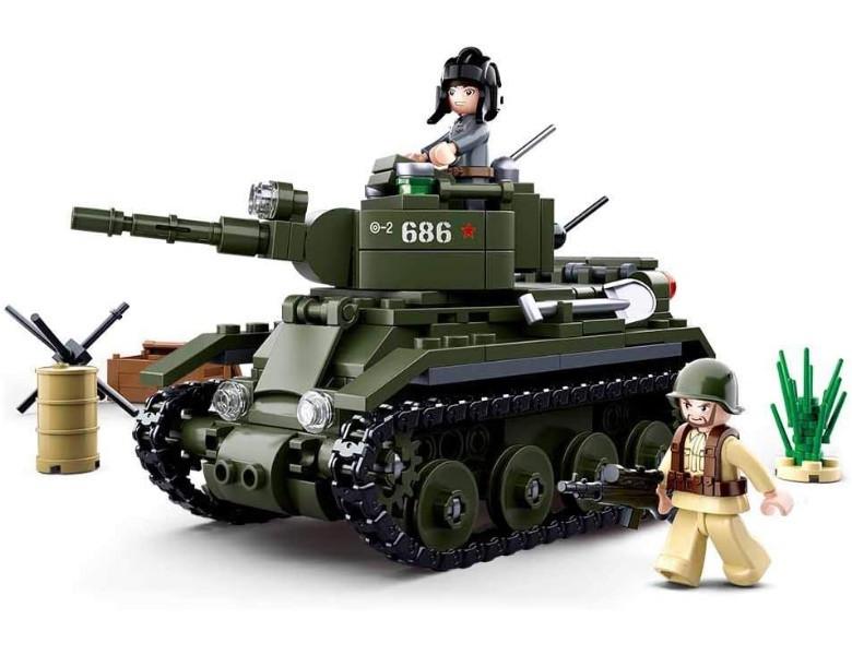 Sluban  Army WWII – Alliierter Kavalleriepanzer BT-7 (347Teile) 