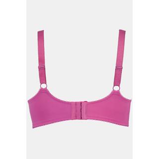 Ulla Popken  Reggiseno con ferretto, ricami, mezze coppe e mesh, coppa B-D 