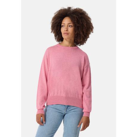 CASH-MERE.CH  Pullover ras du cou en laine et cachemire , style oversize 