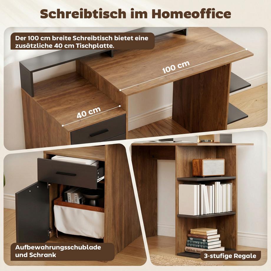 HOMCOM bureau informatique  