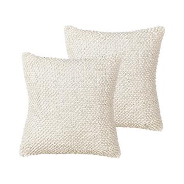 Dekokissen 2er Set aus Baumwolle Boho JOARA