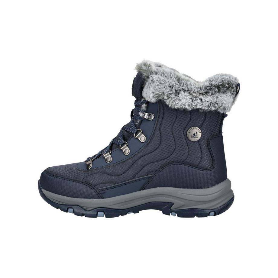 SKECHERS Bottines d'hiver imperméables avec bordure en fausse fourrure  