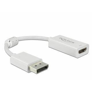 DeLock  DeLOCK 63936 cavo e adattatore video 0,1 m DisplayPort HDMI Bianco 