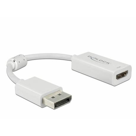DeLock  DeLOCK 63936 cavo e adattatore video 0,1 m DisplayPort HDMI Bianco 