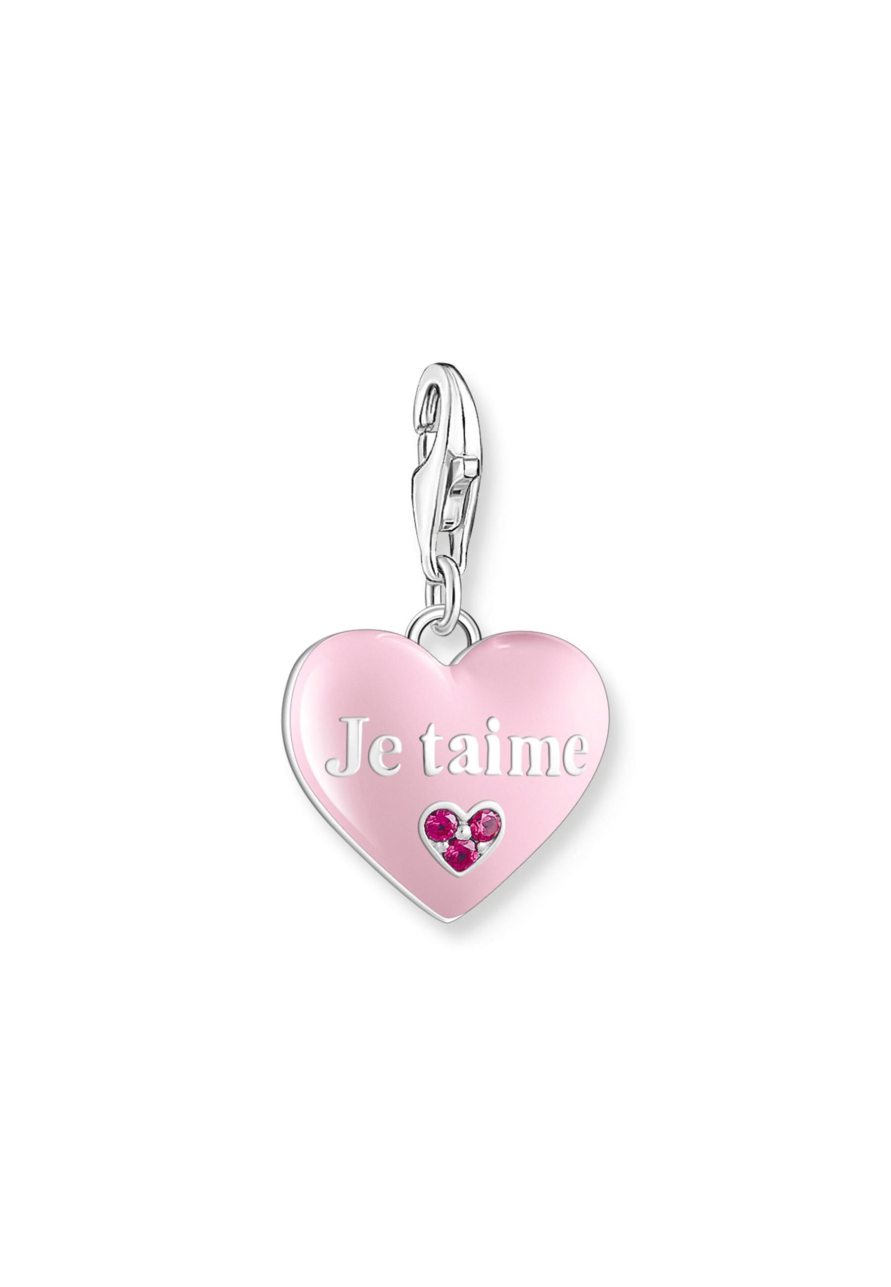 Thomas Sabo  Pendentif à breloques Coeur rose 