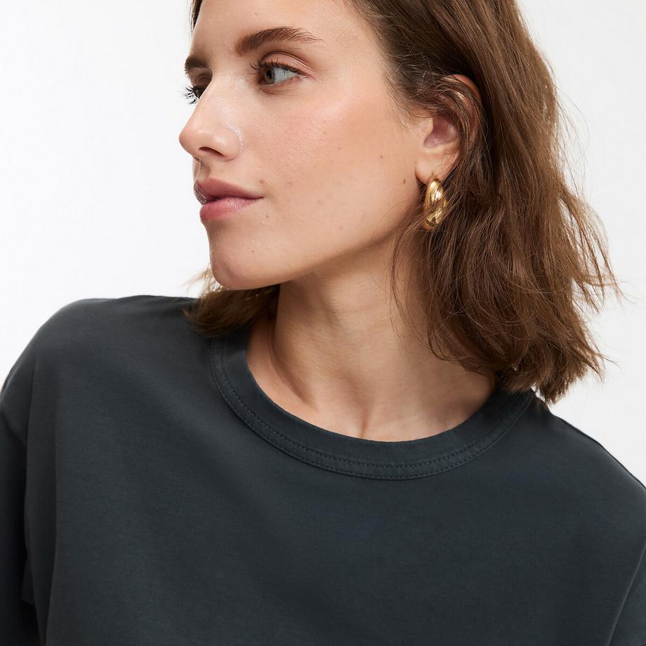 La Redoute Collections Rundhals Loose Fit T-Shirt  