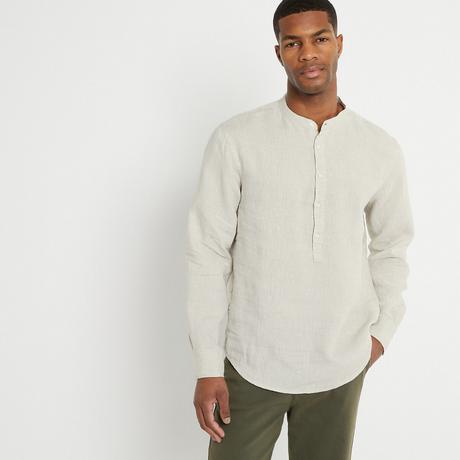 La Redoute Collections Stehkragenhemd  