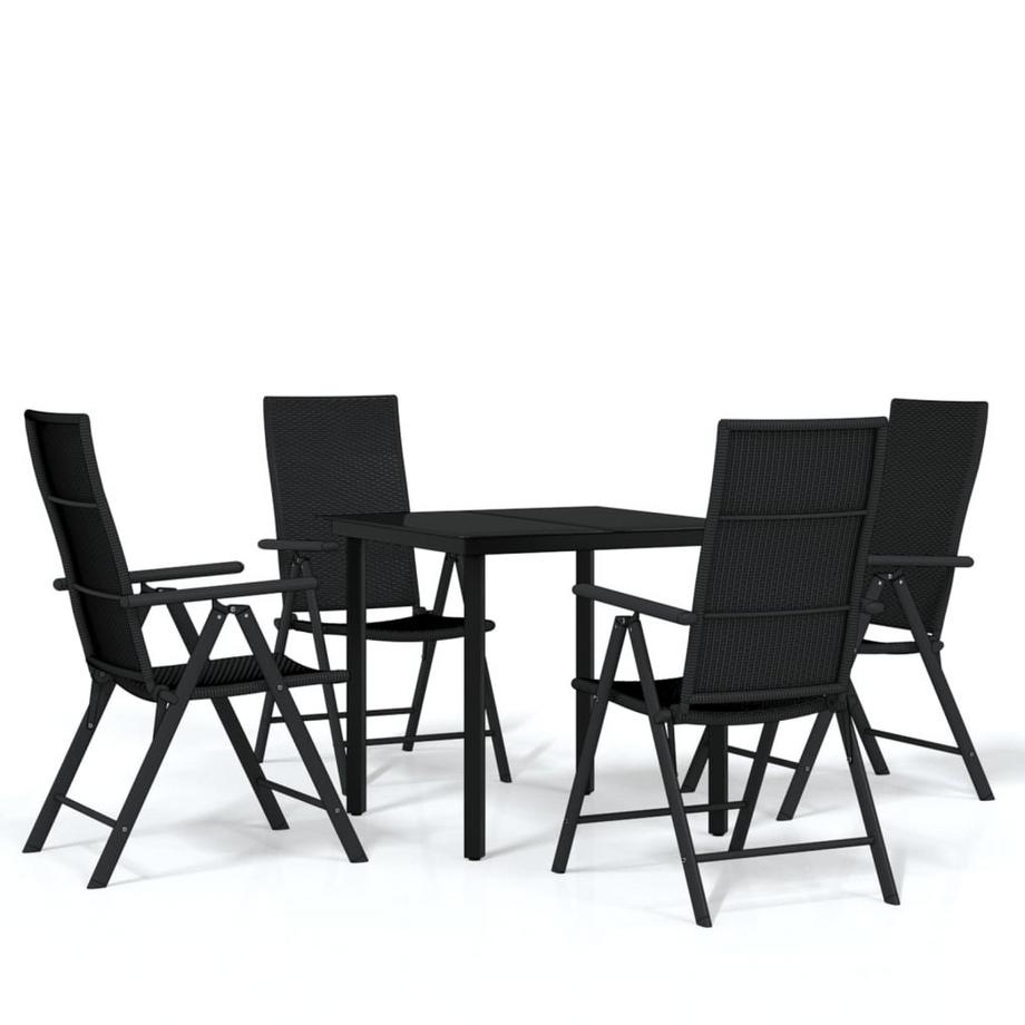 Ensemble de salle à manger de jardin acier