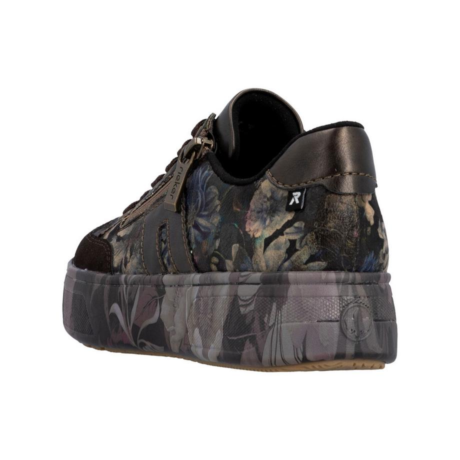 Rieker Sneaker con Suola Rialzata e Stampa Floreale  