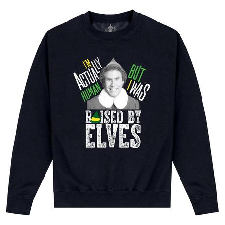 Elf Im Actually Human Loose Fit Sweatshirt  