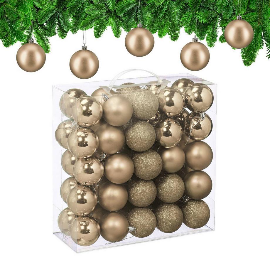 Lot de 50 boules de Noël