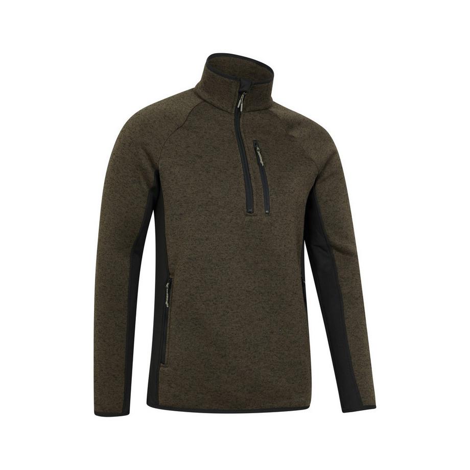 Mountain Warehouse Treston Haut Polaire Bicolore Demi-Zip  