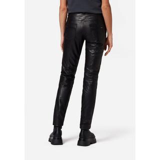 RICANO  Pantalon en cuir  Donna, avec éléments de biker 