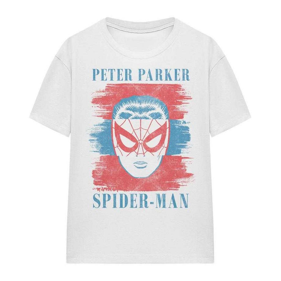 T-ShirtMotif Peter Parker Motiftyle À Rayures