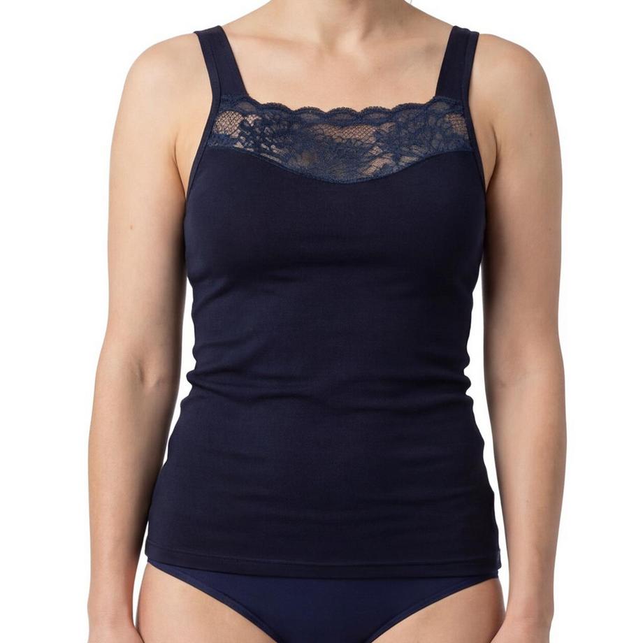Conta Lot de 6 maillots de corps en modal avec bordure en dentelle  