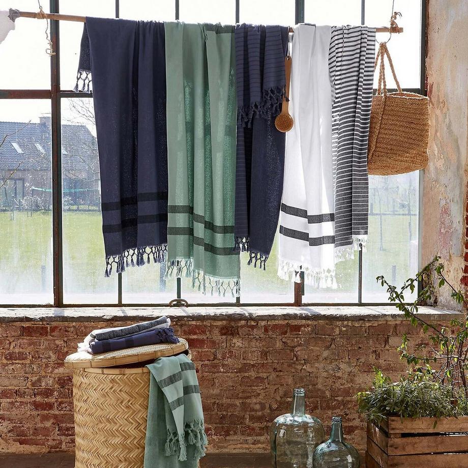 La Redoute Intérieurs Fouta-Handtuch Antalya mit Frottee  