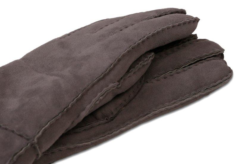 CASH-MERE.CH Gants en cuir d’agneau et en fourrure d’agneau  