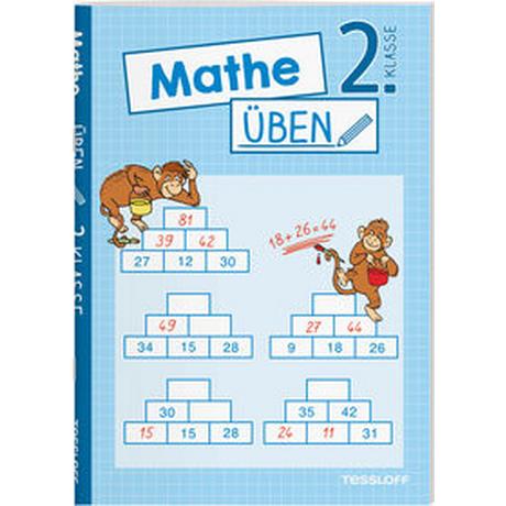 Mathe üben 2. Klasse Meyer, Julia; Honnen, Falko (Illustrationen) Copertina rigida 