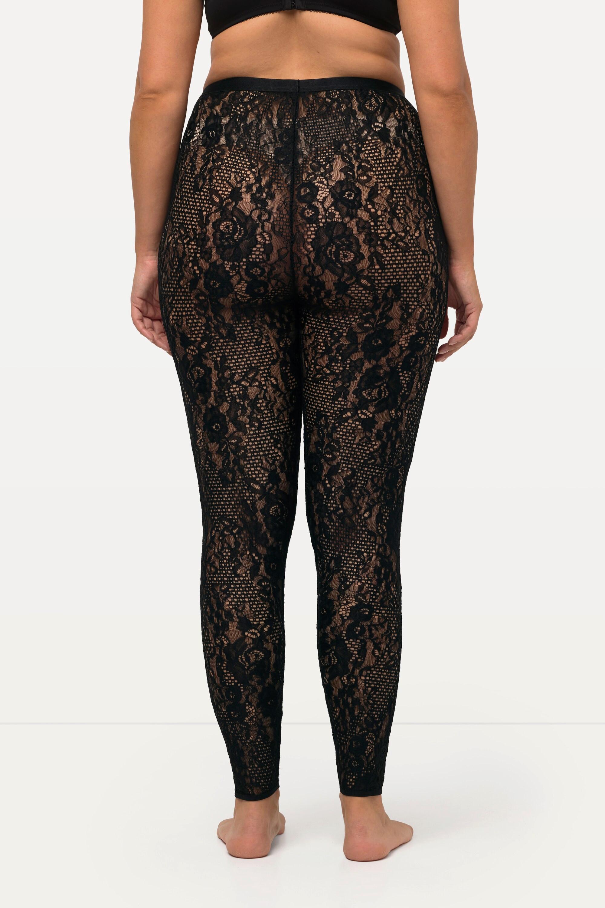 Ulla Popken  Strumpf-Leggings, Spitze 