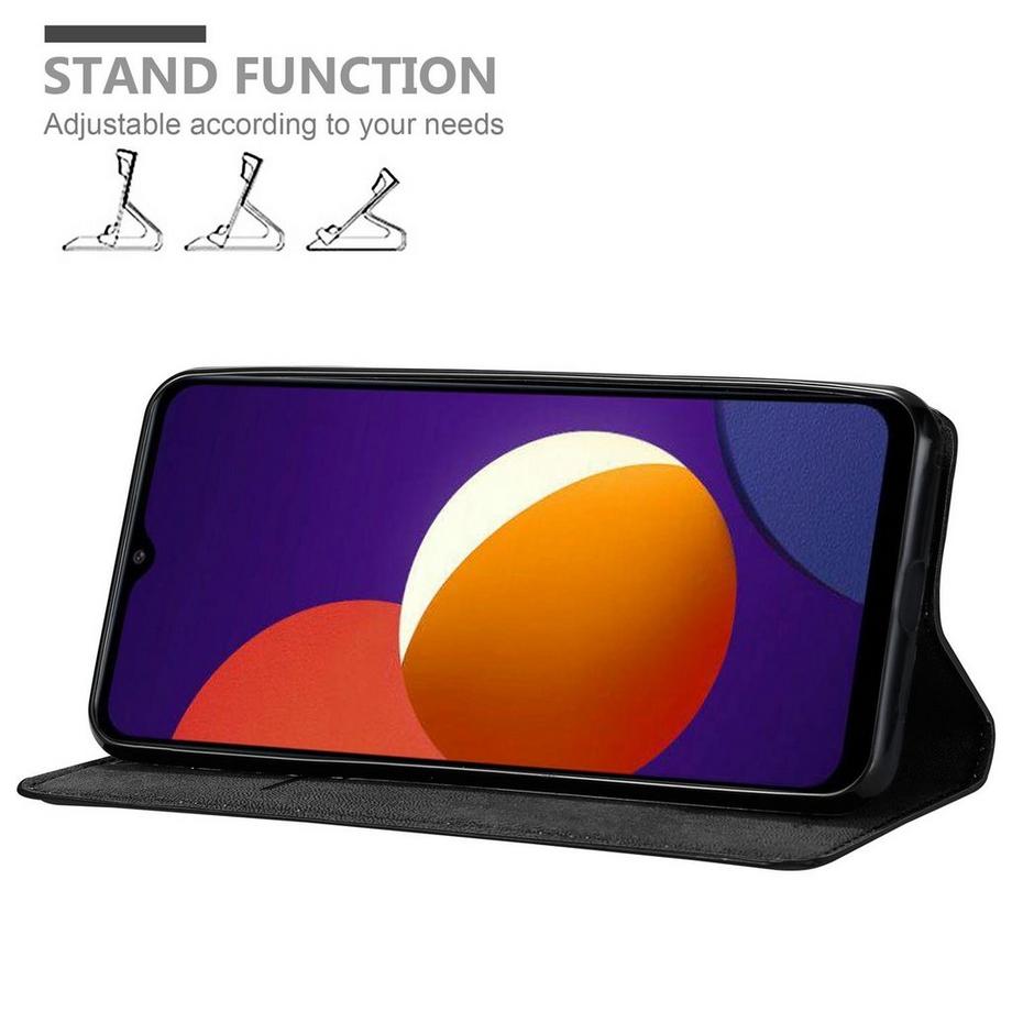 Cadorabo  Hülle für Samsung Galaxy A12  M12 Magnetverschluss, Kartenfach 