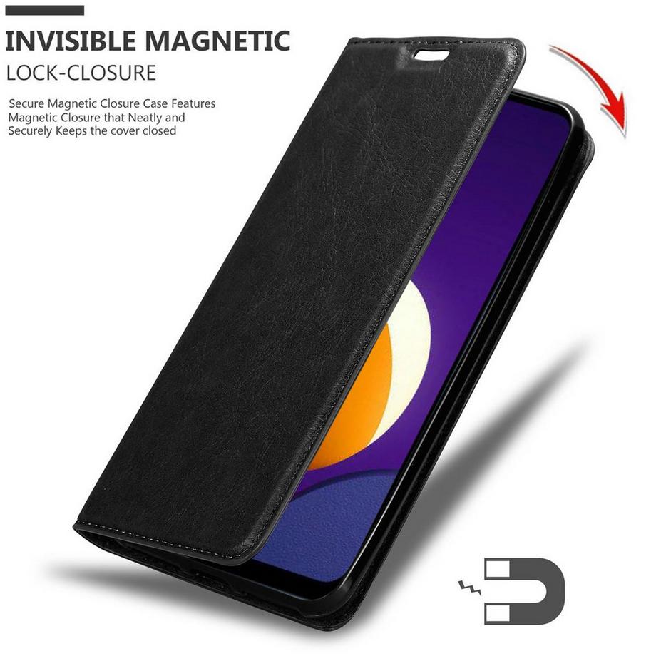 Cadorabo  Hülle für Samsung Galaxy A12  M12 Magnetverschluss, Kartenfach 