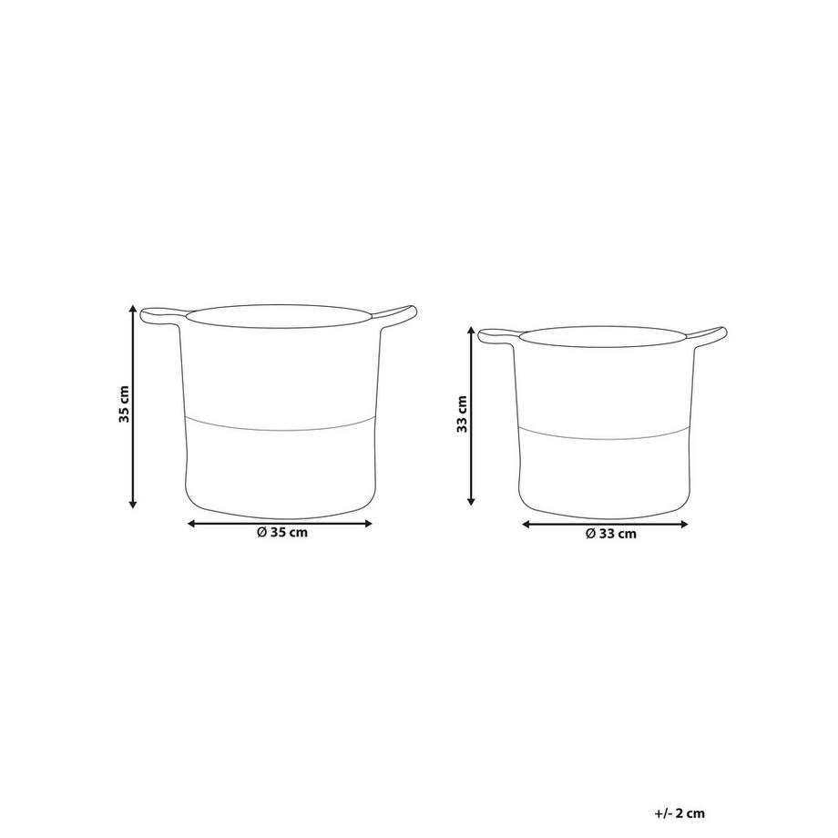 Beliani Korb en Cotone Boho PAZHA  