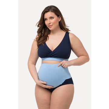 Culotte taille haute Bellieva en coton bio, avec empiècement sur le ventre