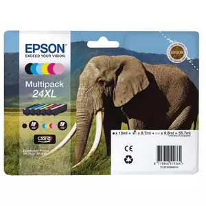 EPSON Multipack Tinte XL 6-color T243840 XP 750/850 6x500 Seiten