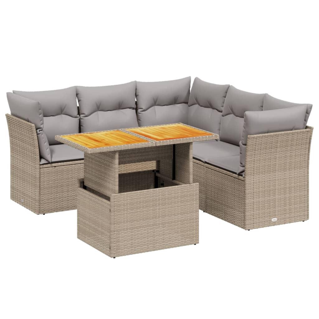 VidaXL Garten sofagarnitur poly-rattan  