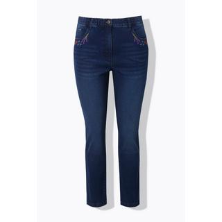 Ulla Popken Mia Jeans Stickerei Komfortbund Stretchdenim  