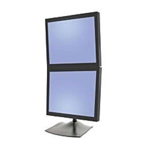 Image of Ergotron DS Series DS100 Dual Monitor Desk Stand, Vertical 61 cm (24 Zoll) Schwarz