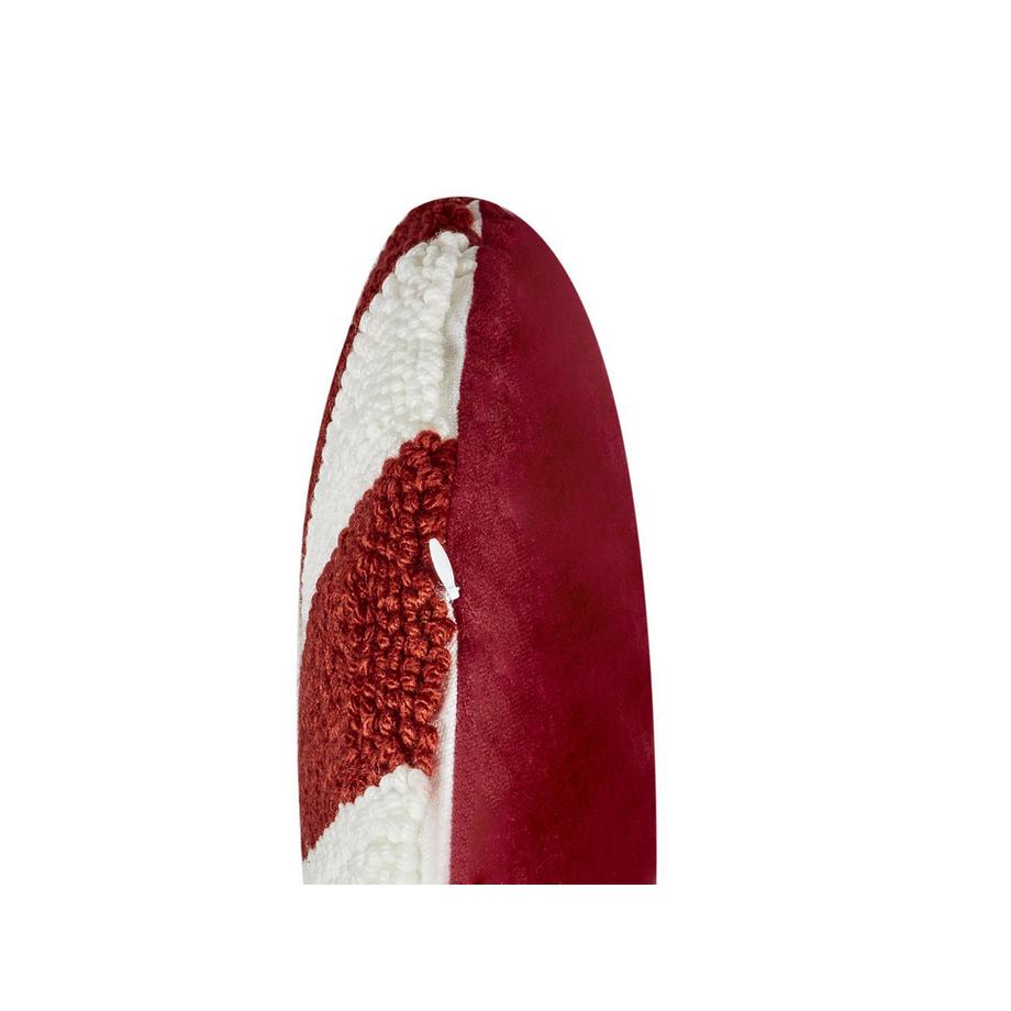 Beliani Dekokissen 2er Set aus Bouclé Klassisch SWIRL CANDY  