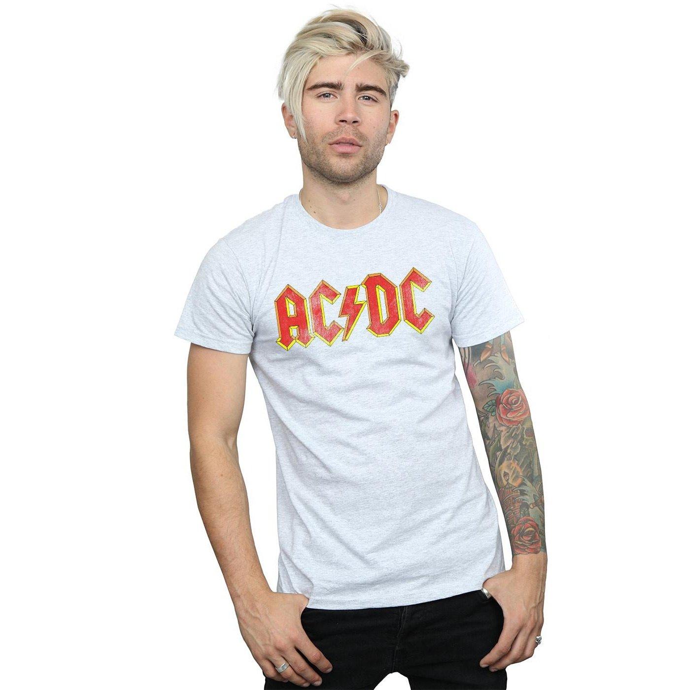 AC/DC ACDC Logo Print T-Shirt  