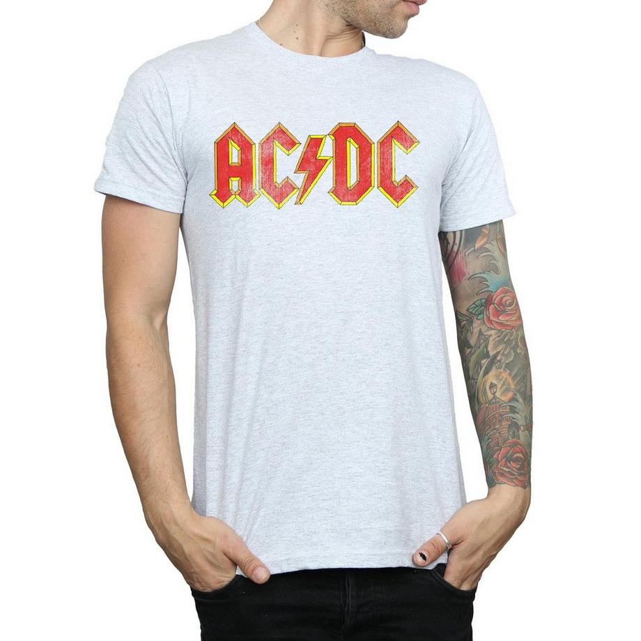 AC/DC ACDC T-Shirt Stampa Logo  