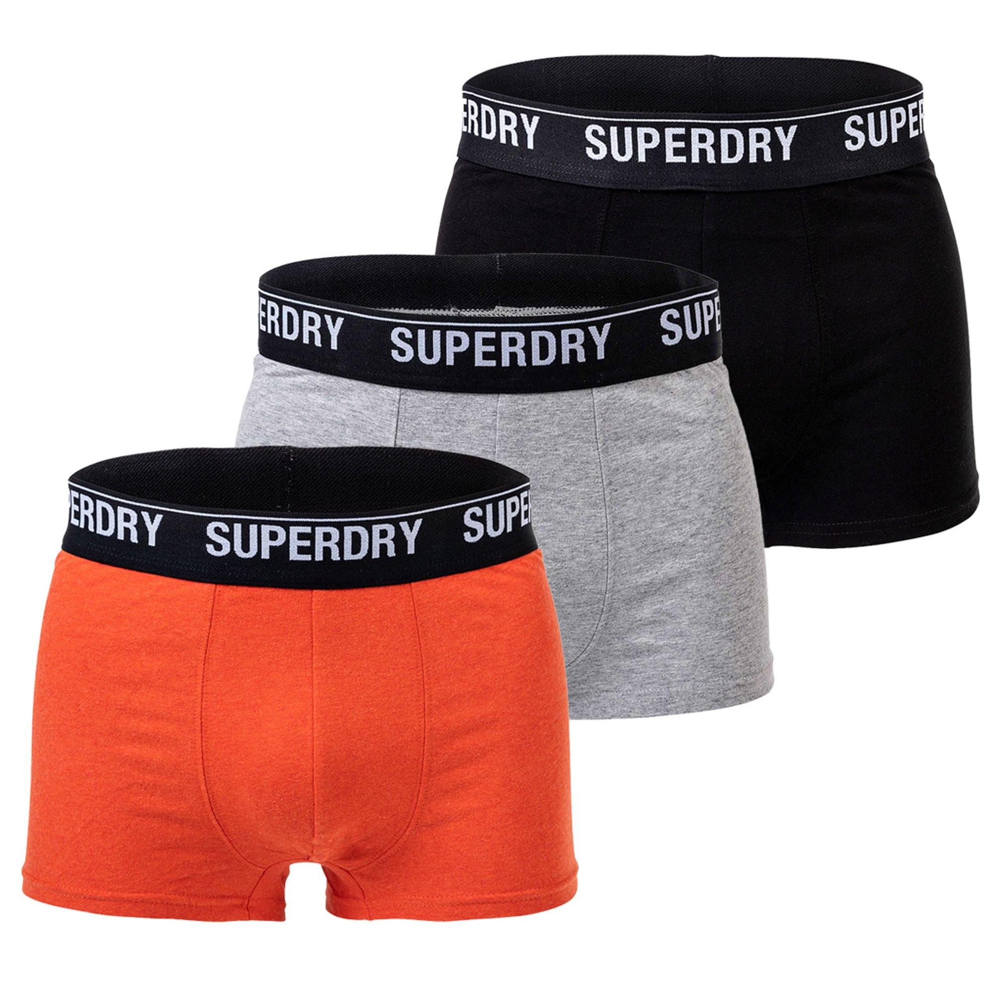 Superdry  Boxer Uomini Confezione da 3 Vestibilità confortevole-TRUNK MULTI TRIPLE PACK 