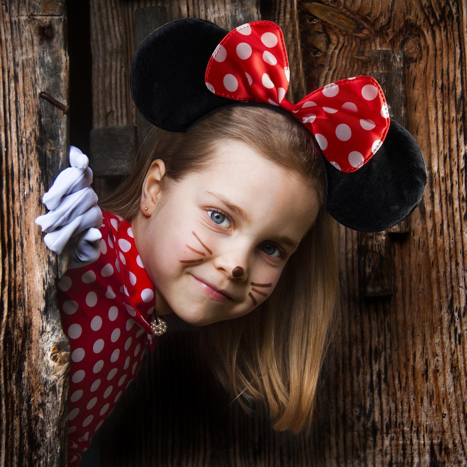 B2X  Stirnband Maus mit Ohren und Schleife 