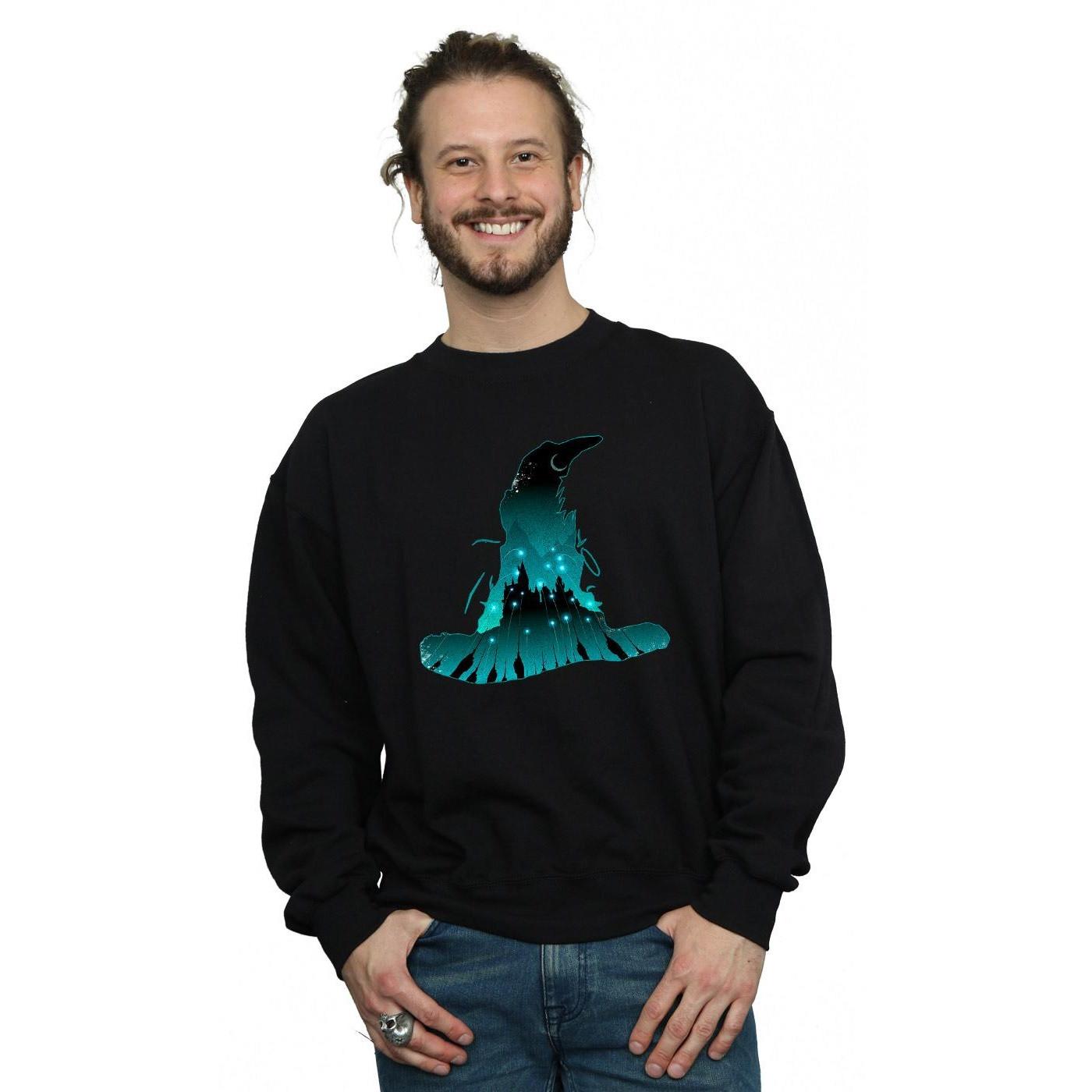 Harry Potter Hogwarts Grafikdruck Sweatshirt  