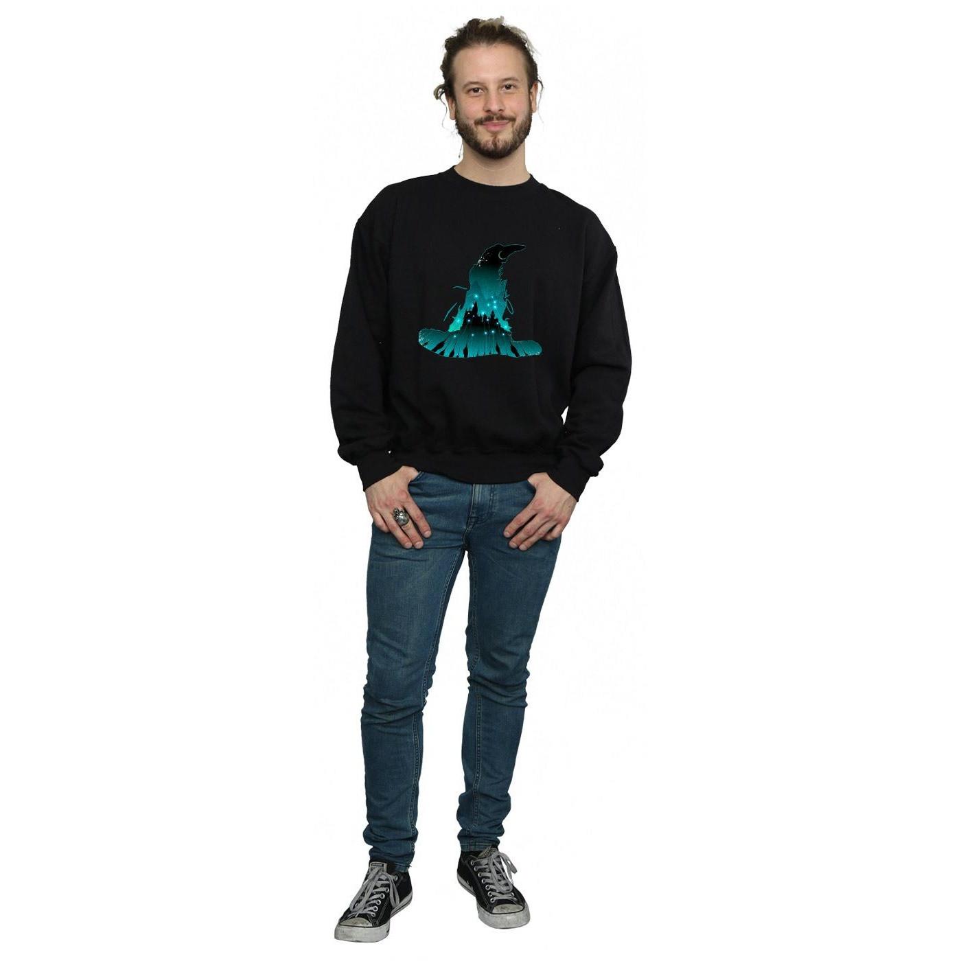 Harry Potter Hogwarts Grafikdruck Sweatshirt  