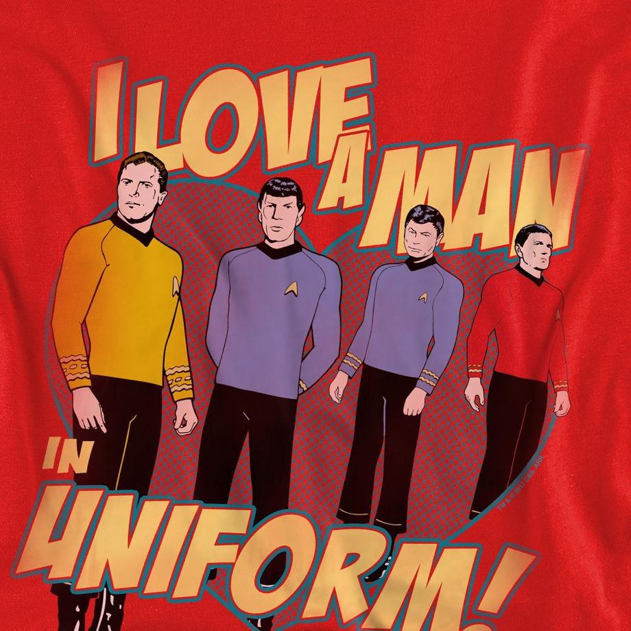 Star Trek Man in Uniform Sweatshirt  