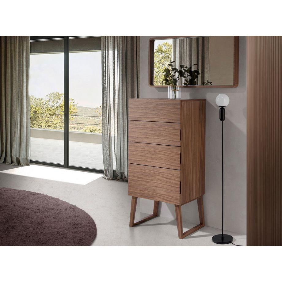 ANGEL CERDA Chiffonnier en noyer  