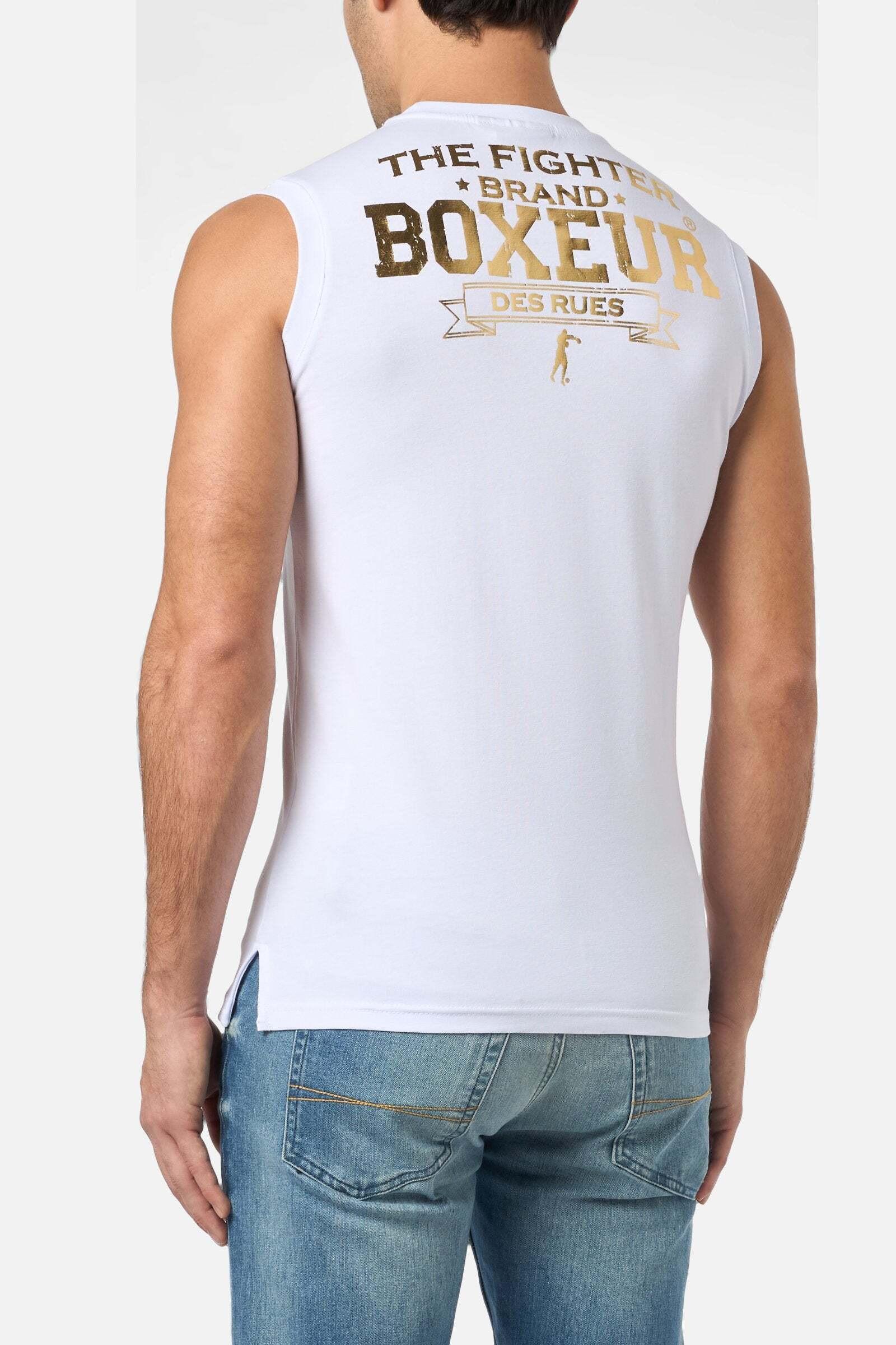 BOXEUR DES RUES  Top Basic Printed Tank Top 