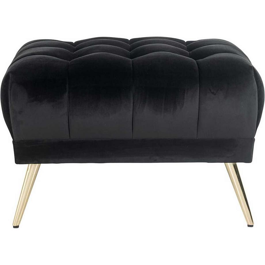 mutoni Tabouret Huxley anthracite brossé or  