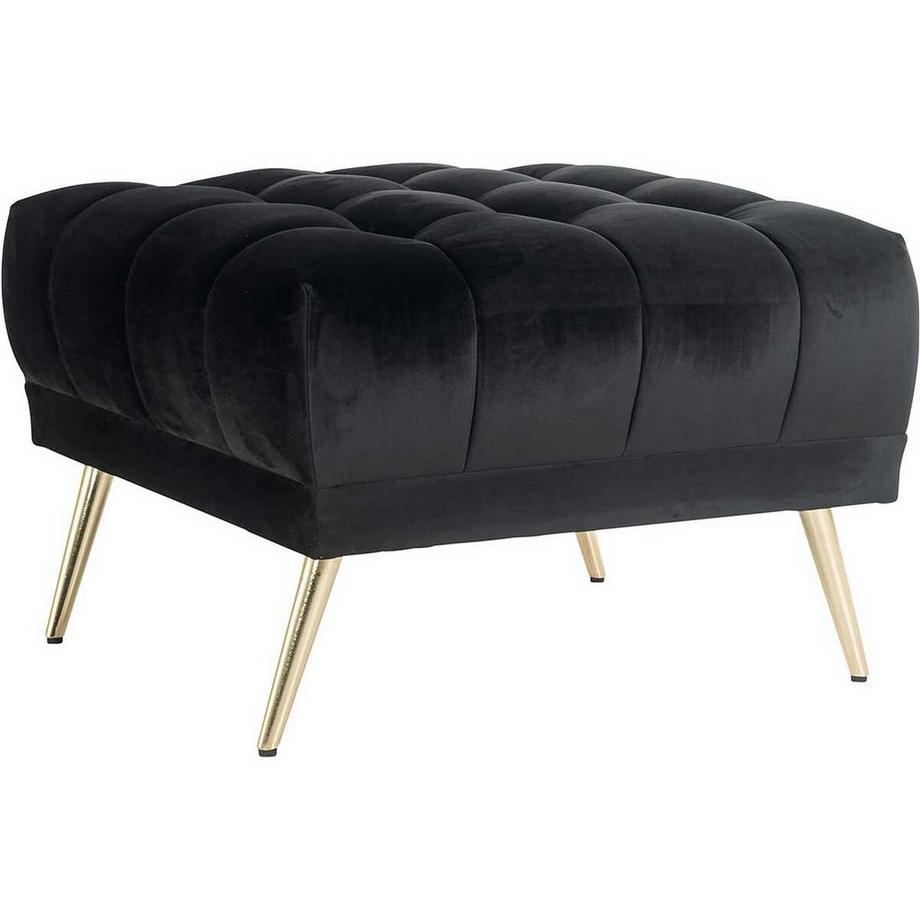 mutoni Tabouret Huxley anthracite brossé or  