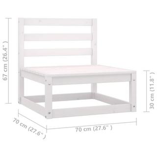 VidaXL Garten-lounge-set pine wood  