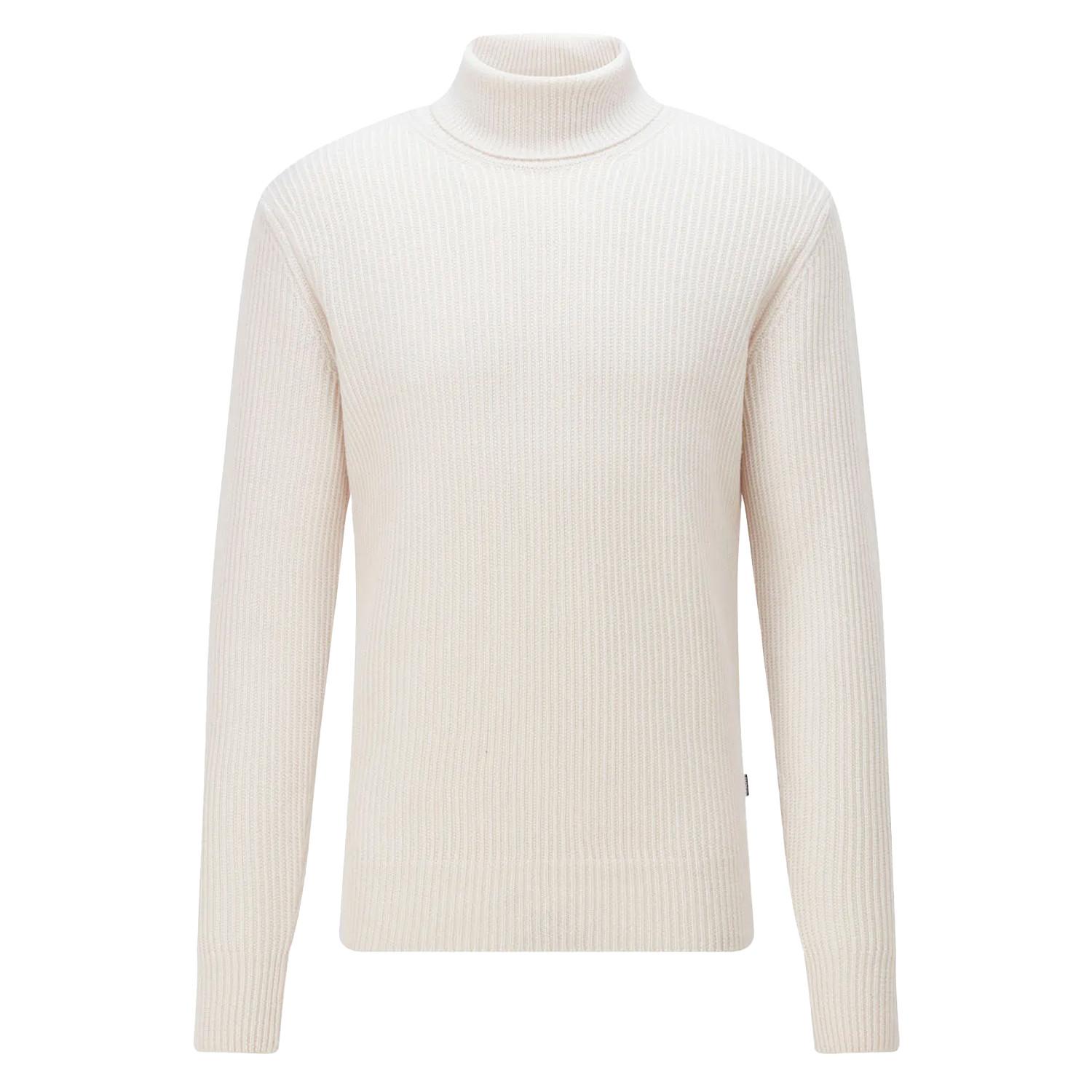 BOSS Ullo Maglione Dolcevita a Costine  