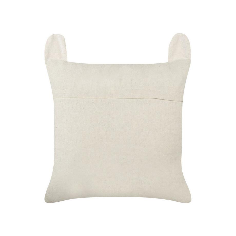 Beliani Dekokissen 2er Set aus Baumwolle Modern TEDDYBEAR  