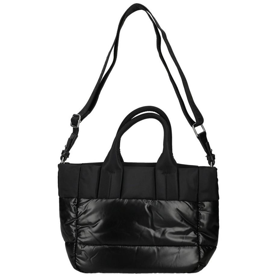 Blauer Gesteppte Shopper mit verstellbarem Riemen  